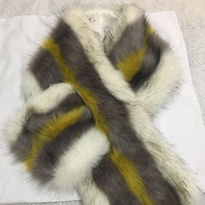 Faux fur scarf wrap